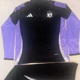 2025/26 Colo-Colo Black Purple Sweater Tracksuit