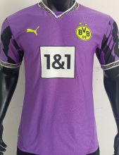 2025 BVB Special Edition Purple Goalkeeper Player Version Soccer Jersey