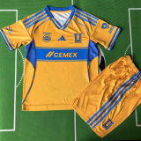 2025/26 U.A.N.L Tiger 65Th Souvenir Yellow Kids Soccer Jersey