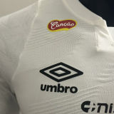 2024/25 Santos Home White Player Version Jersey （ALL PATCH)全广告