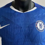 2025/26 CFC Home Blue Player Version Long Sleeve Soccer Jersey
