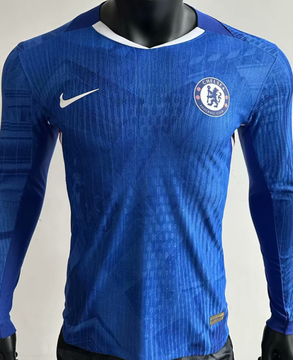 2025/26 CFC Home Blue Player Version Long Sleeve Soccer Jersey