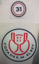 COPA DES.M.EL REY(RFEF)+31 Patch 西甲国王杯单+31小字章 You can buy it alone OR tell us which jersey to print it on (You can buy it alone OR tell us which jersey to print it on. )