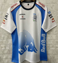 2025 Red Bull Racing White F1 White Team T-Shirt  圆领