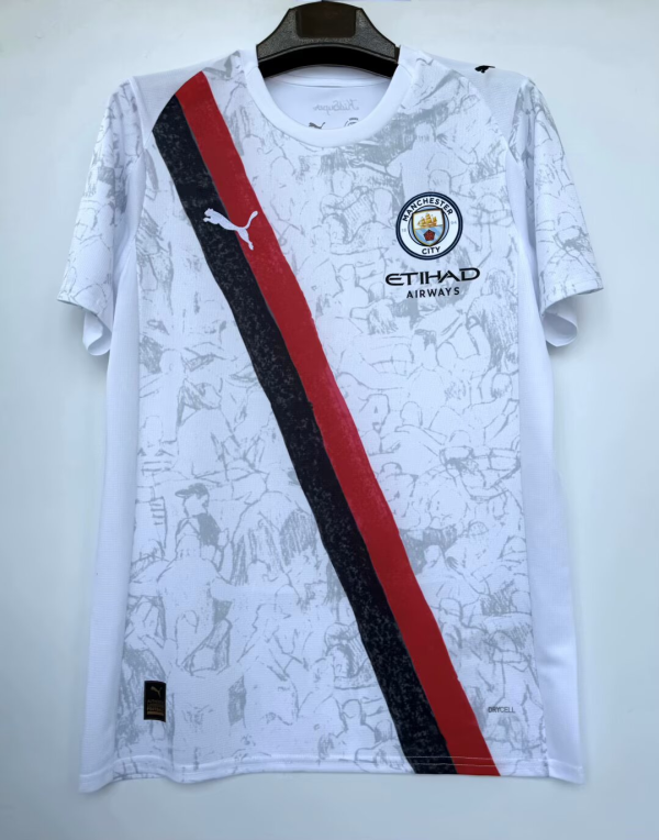 2025/26 Man City 1:1 Quality away Blue Fans Soccer Jersey