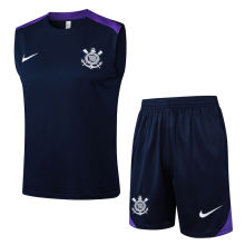 2025/26 Corinthians Sapphire Blue Vest Training Jersey(A Set)