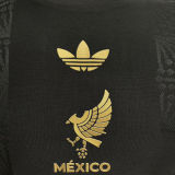 2025 Mexico Black Special Edition México de Oro Player Version Long Sleeve  Jersey