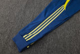 2025/26 AA Yellow Hoody Thickened Fluff Zipper Jacket Tracksuit