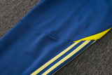 2025/26 AA Yellow Hoody Thickened Fluff Zipper Jacket Tracksuit