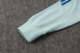 2025/26 Spain Light Green Hoody Thickened Fluff Zipper Jacket Tracksuit