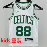 Celtics QUETA #88 White Kids NBA Jersey 热压