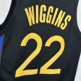 2025/26 Warriors WIGGINS #22 Black NBA Jerseys