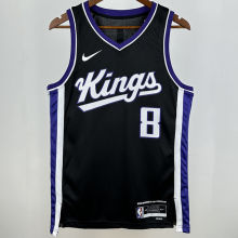 2025 Kings LAVINE #8 Black NBA Jerseys