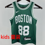 Celtics QUETA #88 Green Kids NBA Jersey 热压