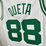 Celtics QUETA #88 White Kids NBA Jersey 热压