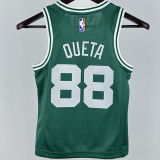 Celtics QUETA #88 Green Kids NBA Jersey 热压