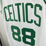 Celtics QUETA #88 White Kids NBA Jersey 热压