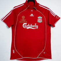 2006/08 LFC Home Red UCL FINAL VERSION Retro Soccer Jersey 欧冠版