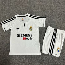 2003/04 RM Home White Retro Kids Soccer Jersey