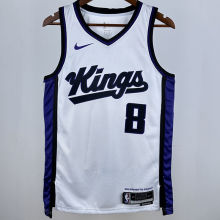 2025 Kings LAVINE #8 White NBA Jerseys