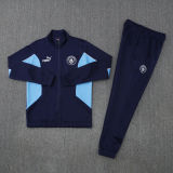 2025/26 Man City Sapphire Blue Windbreaker （A Set）