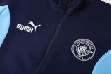 2025/26 Man City Sapphire Blue Windbreaker （A Set）