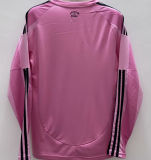 2025/26 Inter Miami Home Pink Fans Long Sleeve Soccer Jersey