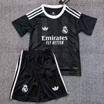 2025/26 RM Goalkeeper Black Kids Soccer Jersey
