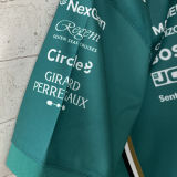 2025 Aston Martin F1 Green Team T-Shirt   (有拉链 阿斯顿马丁)