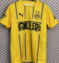 2025 BVB x ONE PIECE Yellow Fans Soccer Jersey