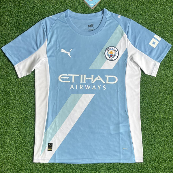 2025 Man City Edition Blue Fans Soccer Jersey