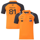 2025 McLaren F1 #81 POLO Team T-Shirt  有领 81 号  (迈凯伦)