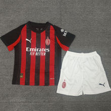 2025/26 AC Milan Home Kids Soccer Jersey