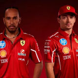 2025 Ferrari Red F1 POLO Team T-Shirt 有钮