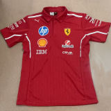 2025 Ferrari Red F1 POLO Team T-Shirt 有钮