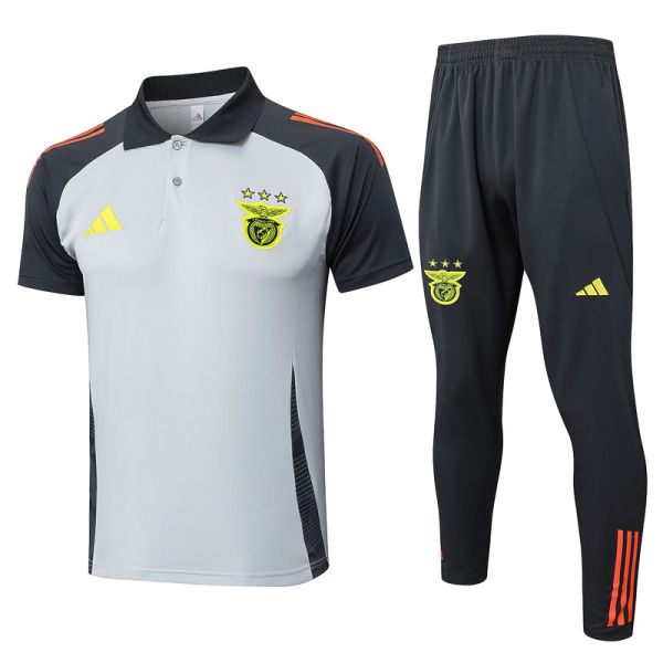 2025/26 Benfica Grey POLO Training Tracksuit