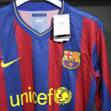 2009/10 A Home Retro Player Version Long Sleeve Soccer Jersey 球员版长袖