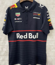 2025 Red Bull Racing F1 Black Team POLO T-Shirt  有领