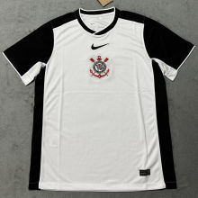 2025/26 Corinthians Home White Fans Soccer Jersey