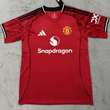 2025/26 M Utd Home Red Fans Soccer Jersey