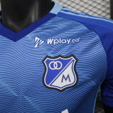 2025/26 Millonarios Home Blue Player Version Soccer Jersey