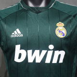 2012/13 RM Third Green Retro Player Version Long Sleeve Soccer Jersey 球员版