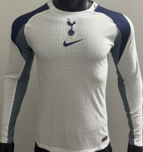 2025/26 TH FC Home White Player Version Long Sleeve Soccer Jersey