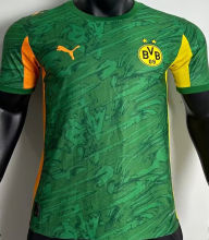 2025 BVB Away Green Player Version Soccer Jersey