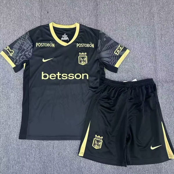 2025/26 Atletico Nacional Away Kids Soccer Jersey
