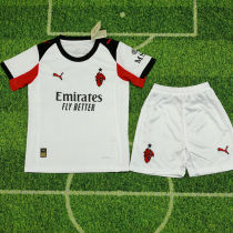 2025/26 AC Milan Away White Kids Soccer Jersey