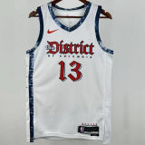 2025/26 Wizards POOLE #13 City Edition NBA Jerseys