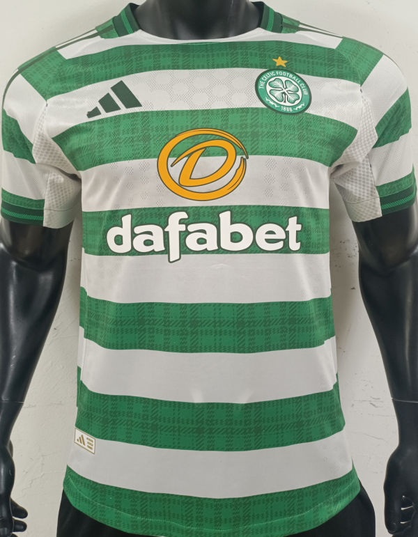 2025/26 Celtic Home Player Version Soccer Jersey
