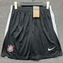 2025/26 Corinthians Black Shorts pants