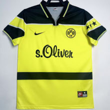 1997/98 BVB Home Yellow Retro Jersey